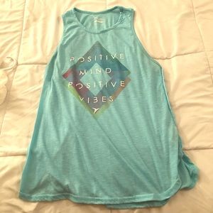 Aqua workout tank top
